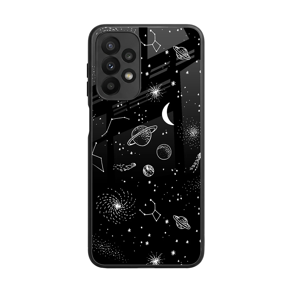 Cosmic Dreams back phone cover | glass case for samsung galaxy a23
