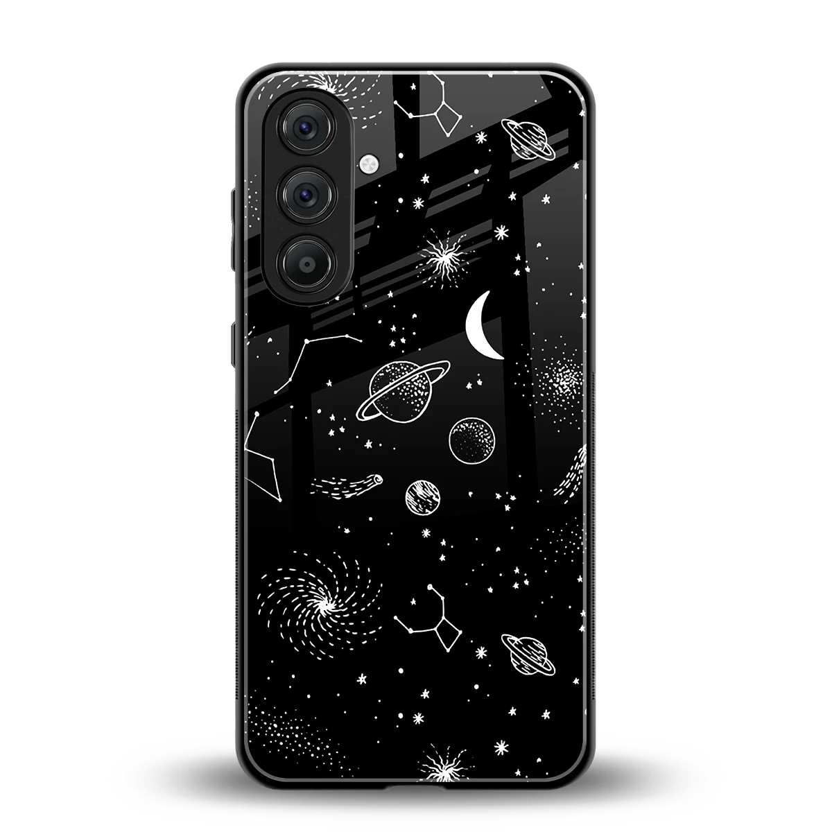 Cosmic Dreams back phone cover | glass case for samsung galaxy m36 5g
