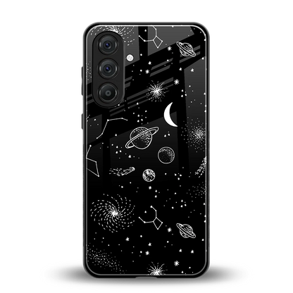 Cosmic Dreams back phone cover | glass case for samsung galaxy m36 5g