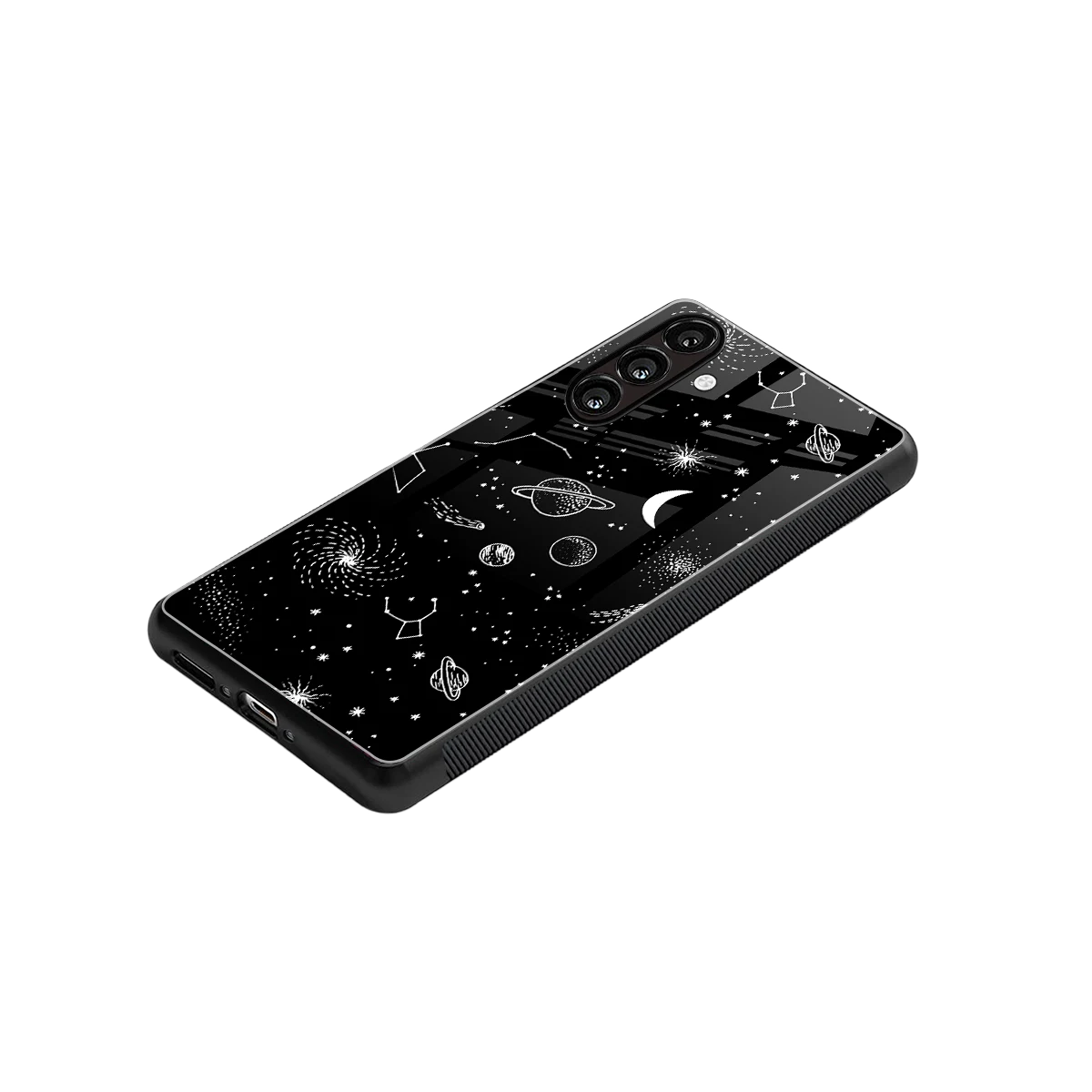 Cosmic Dreams stylish phone case for samsung galaxy a55 5g | glossy glass and slim fit
