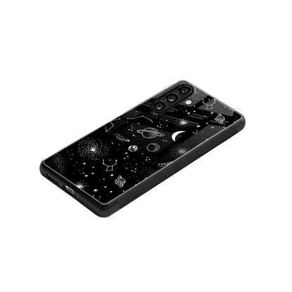 Cosmic Dreams stylish phone case for samsung galaxy a55 5g | glossy glass and slim fit