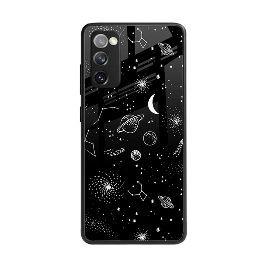 Cosmic Dreams back phone cover | glass case for samsung galaxy s20 fe