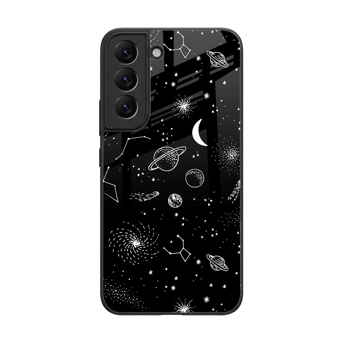 Cosmic Dreams back phone cover | glass case for samsung galaxy s22