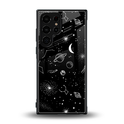 Cosmic Dreams back phone cover | glass case for samsung galaxy s24 ultra