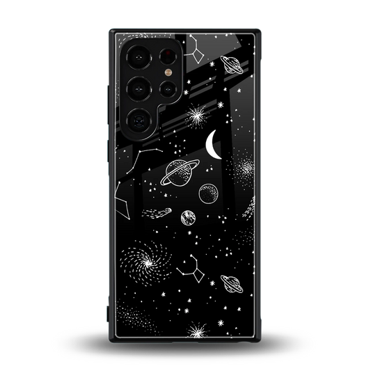 Cosmic Dreams back phone cover | glass case for samsung galaxy s24 ultra