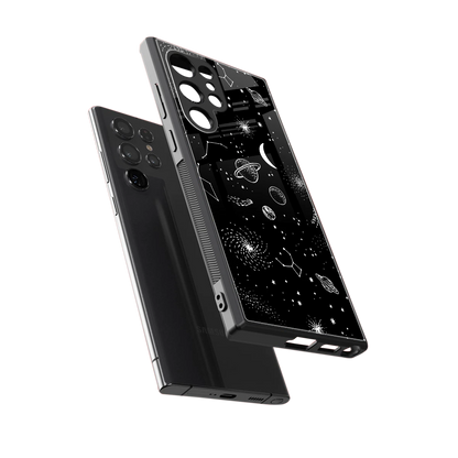 Cosmic Dreams sleek samsung galaxy s23 ultra cover with tempered glass back and TPU edges