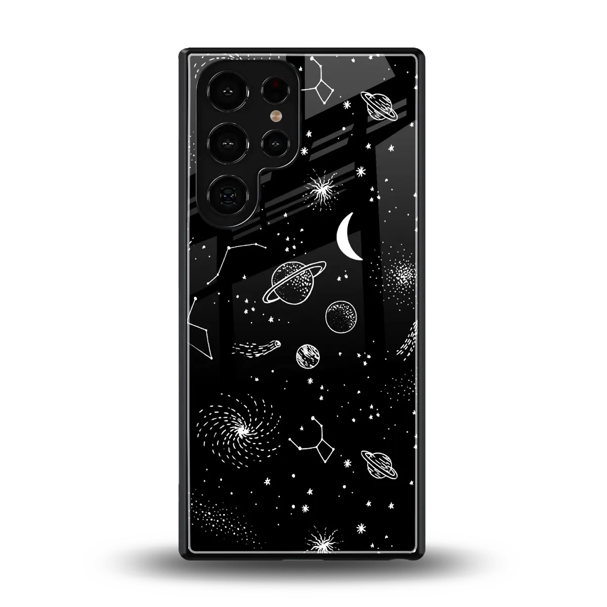 Cosmic Dreams back phone cover | glass case for samsung galaxy s25 ultra