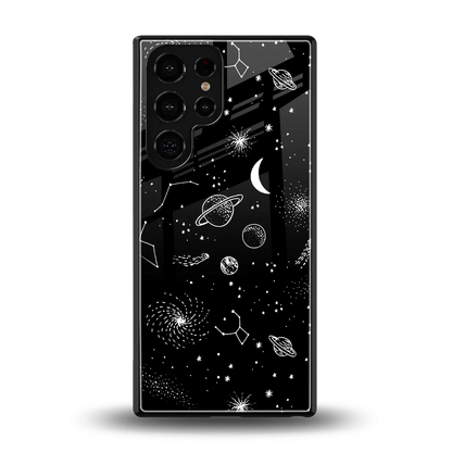 Cosmic Dreams back phone cover | glass case for samsung galaxy s25 ultra