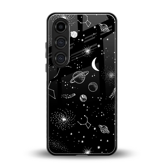 Cosmic Dreams back phone cover | glass case for samsung galaxy s24