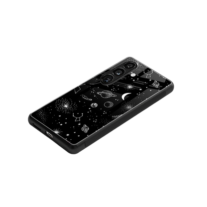 Cosmic Dreams stylish phone case for samsung galaxy s24 | glossy glass and slim fit