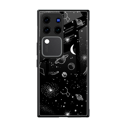 Cosmic Dreams back phone cover | glass case forvivo v30 pro