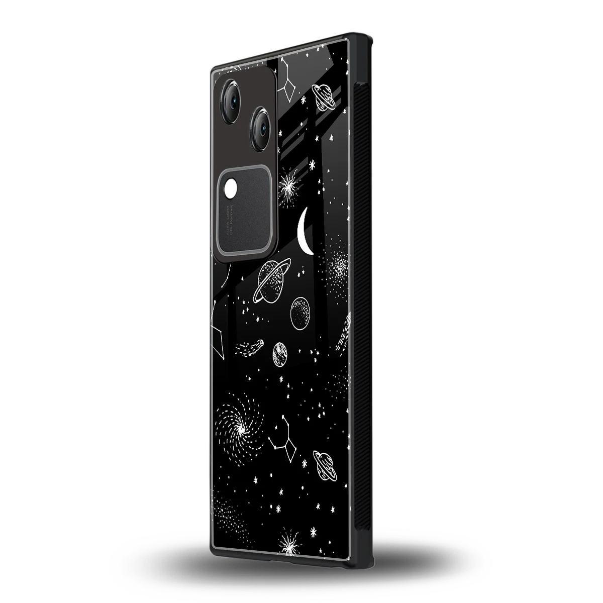 Cosmic Dreams vivo v30 mobile cover | shockproof glass phone case
