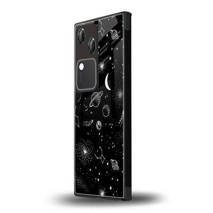 Cosmic Dreams vivo v30 mobile cover | shockproof glass phone case