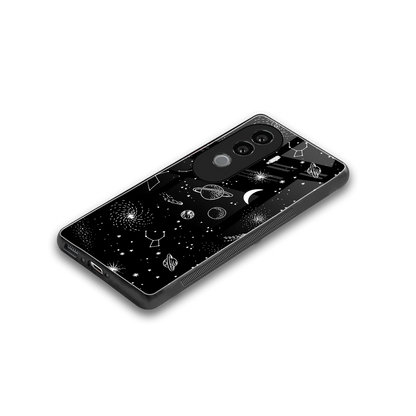 Cosmic Dreams stylish phone case for vivo v40e | glossy glass and slim fit