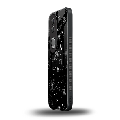 Cosmic Dreams vivo v50 mobile cover | shockproof glass phone case