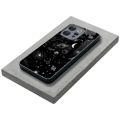 Cosmic Dreams stylish phone case for vivo v70 | glossy glass and slim fit