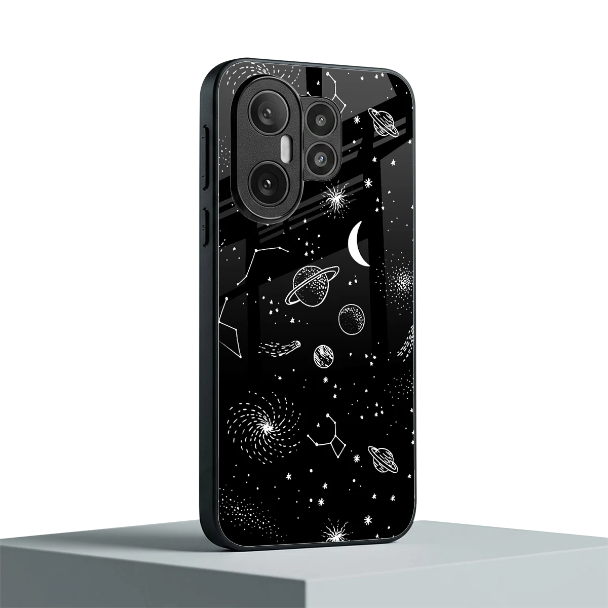 Cosmic Dreams vivo x200 fe mobile cover | shockproof glass phone case