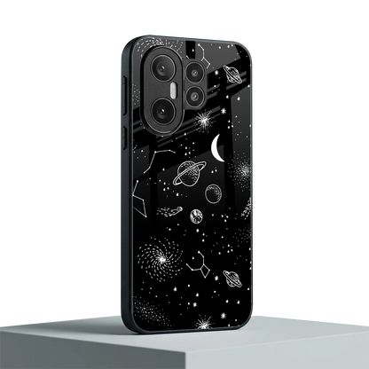 Cosmic Dreams vivo x200 fe mobile cover | shockproof glass phone case