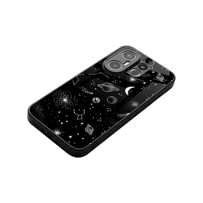 Cosmic Dreams stylish phone case for vivo x200 fe | glossy glass and slim fit