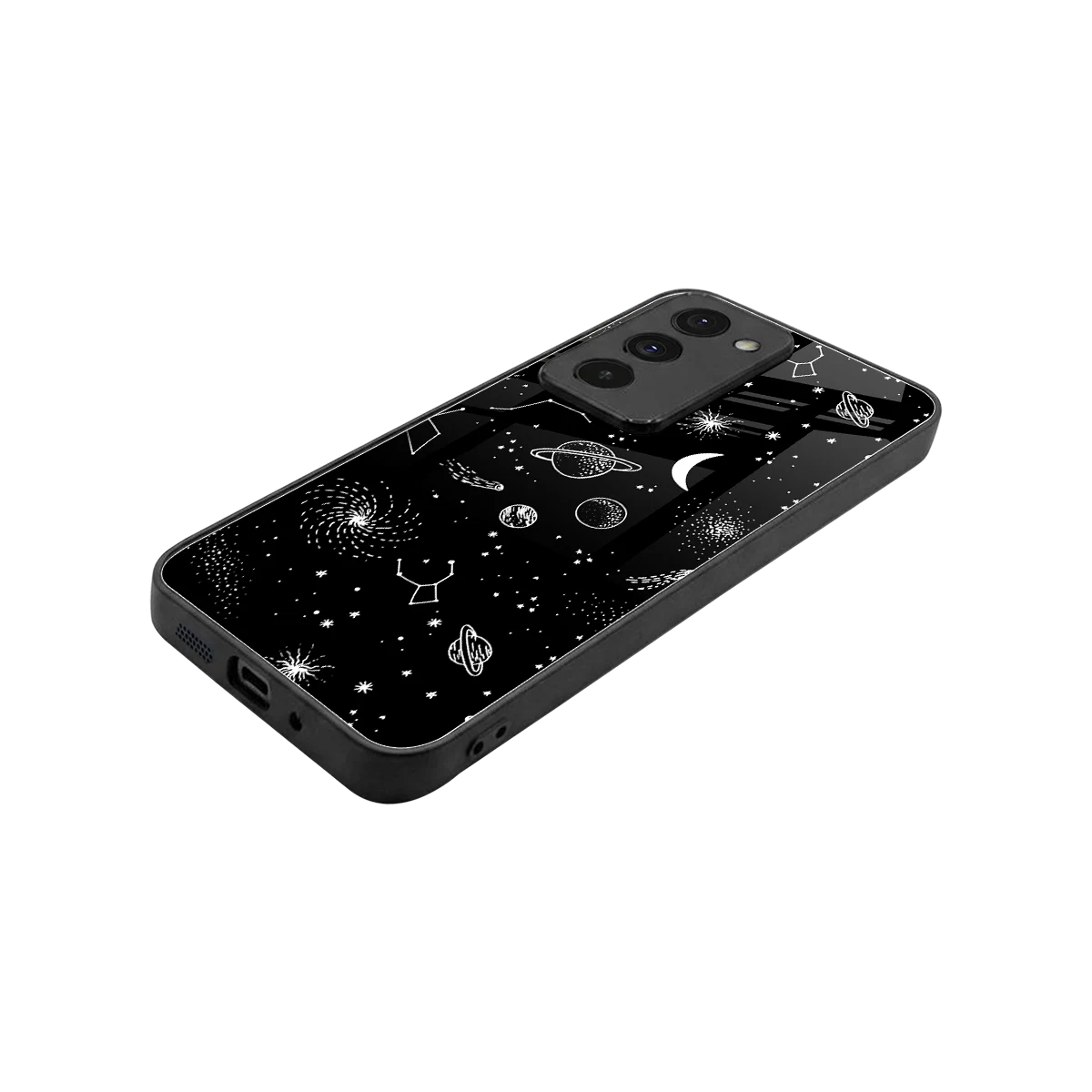 Cosmic Dreams stylish phone case for redmi 15 5g | glossy glass and slim fit