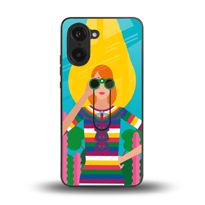 Cosmic Explorer back phone cover | glass case for oneplus nord ce5 5g