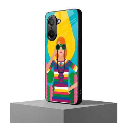 Cosmic Explorer oneplus nord ce5 5g mobile cover | shockproof glass phone case