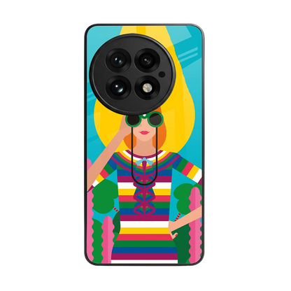 Cosmic Explorer back phone cover | glass case for oneplus 13