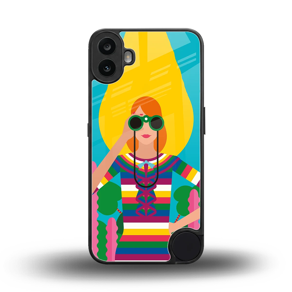 Cosmic Explorer back phone cover | glass case for cmf nothing phone 1