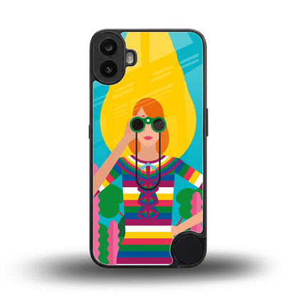 Cosmic Explorer back phone cover | glass case for cmf nothing phone 1