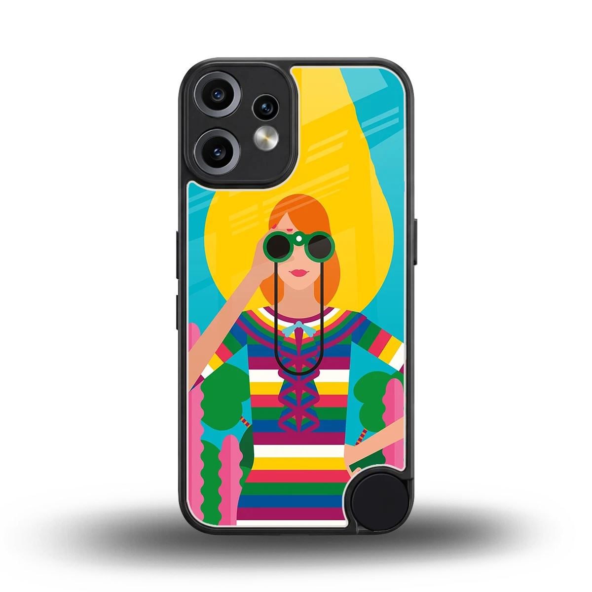 Cosmic Explorer back phone cover | glass case for cmf nothing phone 2 pro