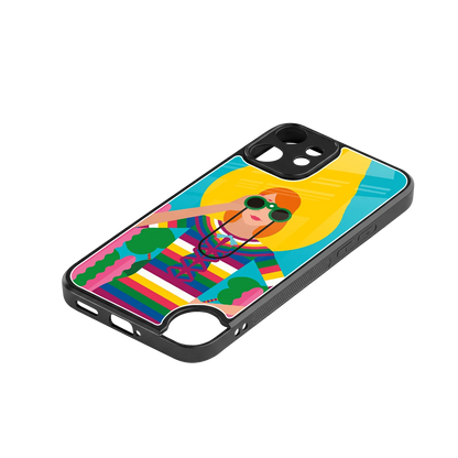 Cosmic Explorer stylish phone case for cmf nothing phone 2 pro | glossy glass and slim fit