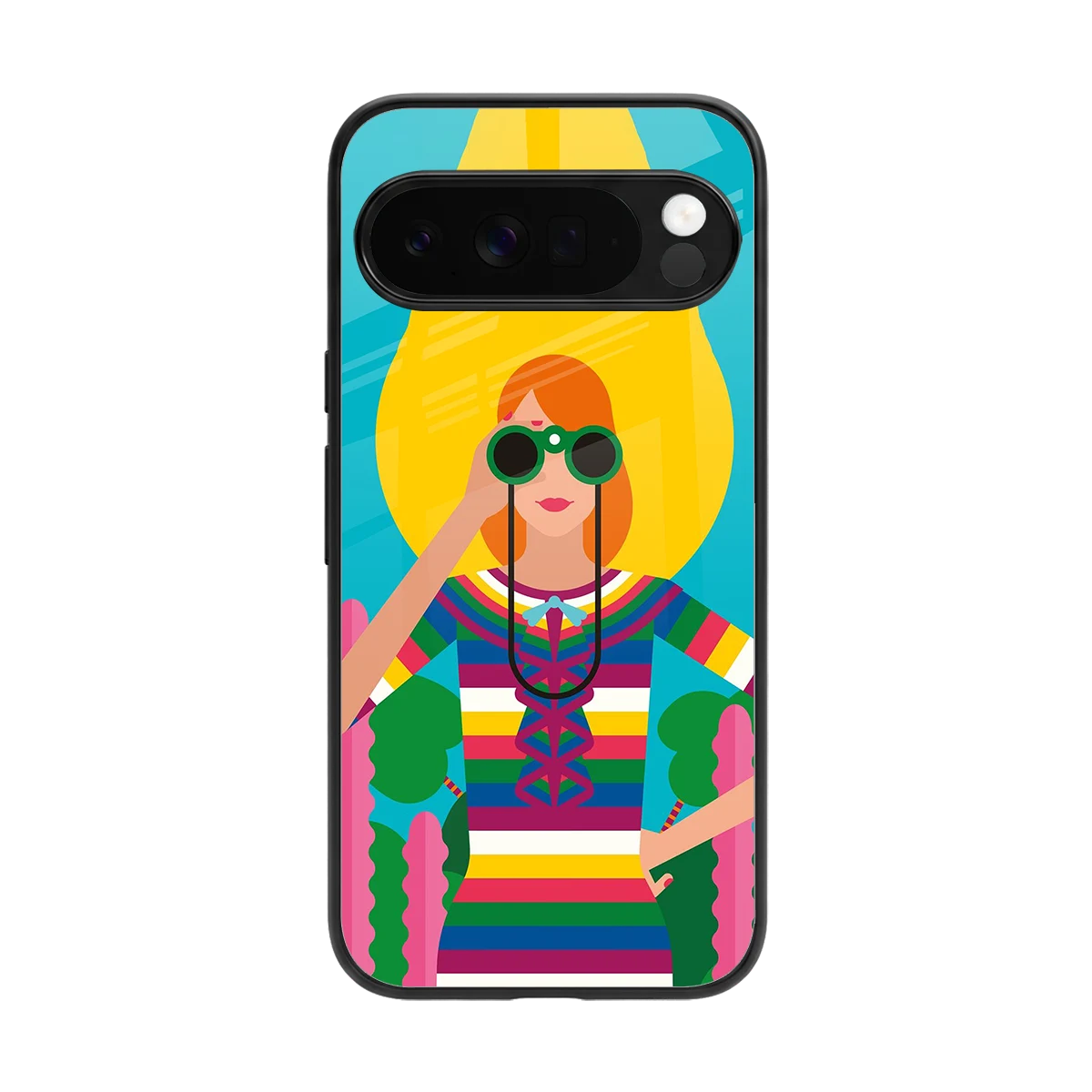 Cosmic Explorer back phone cover | glass case for google pixel 10 pro xl