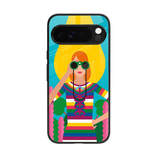 Cosmic Explorer back phone cover | glass case for google pixel 10 pro xl