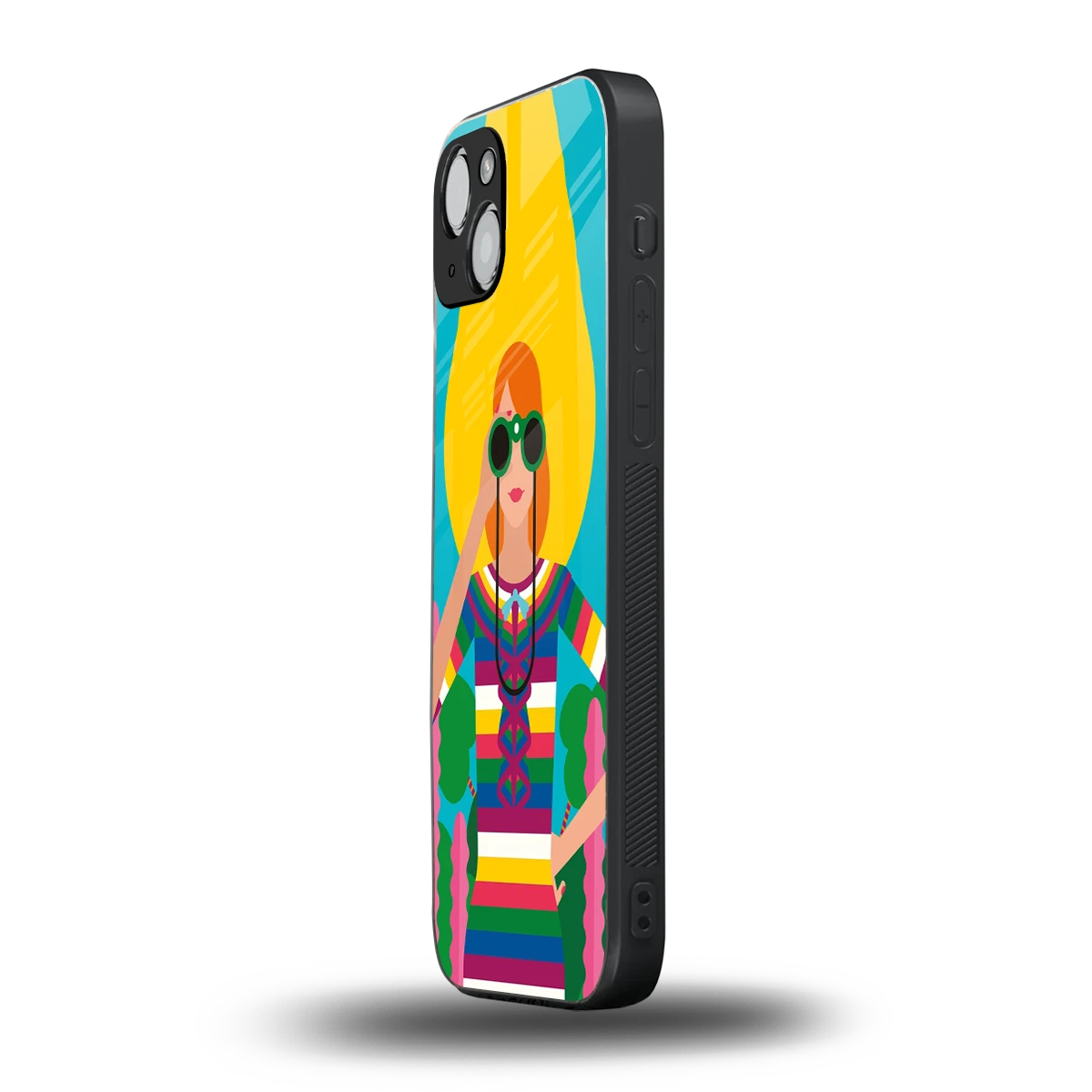 Cosmic Explorer iphone 14 plus mobile cover | shockproof glass phone case