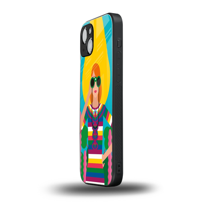 Cosmic Explorer iphone 14 plus mobile cover | shockproof glass phone case