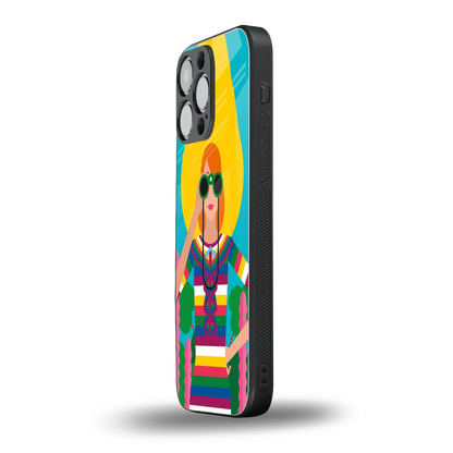 Cosmic Explorer iphone 15 pro max mobile cover | shockproof glass phone case