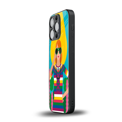 Cosmic Explorer iphone 15 pro mobile cover | shockproof glass phone case