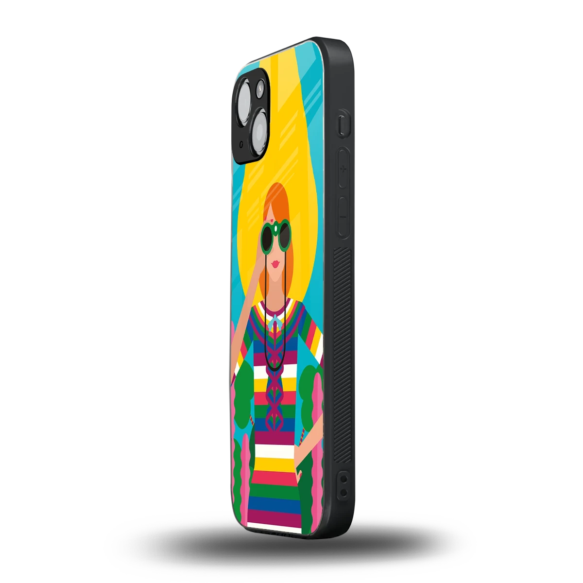 Cosmic Explorer iphone 15 mobile cover | shockproof glass phone case