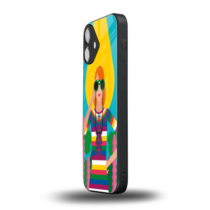 Cosmic Explorer iphone 16 plus mobile cover | shockproof glass phone case