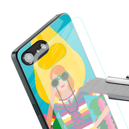 Cosmic Explorer stylish phone case for iphone 16e | glossy glass and slim fit