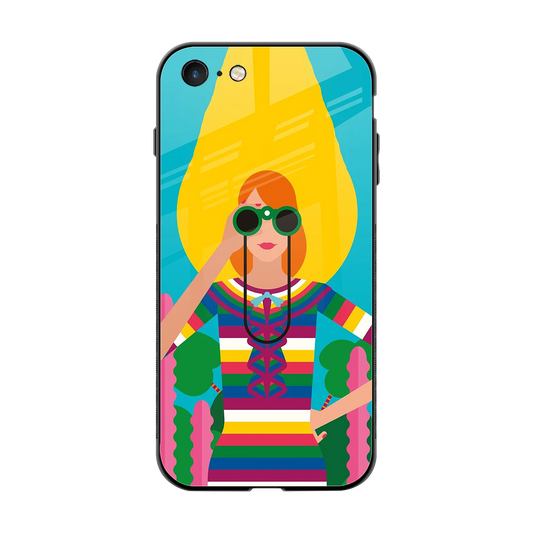 Cosmic Explorer back phone cover | glass case for iphone 7