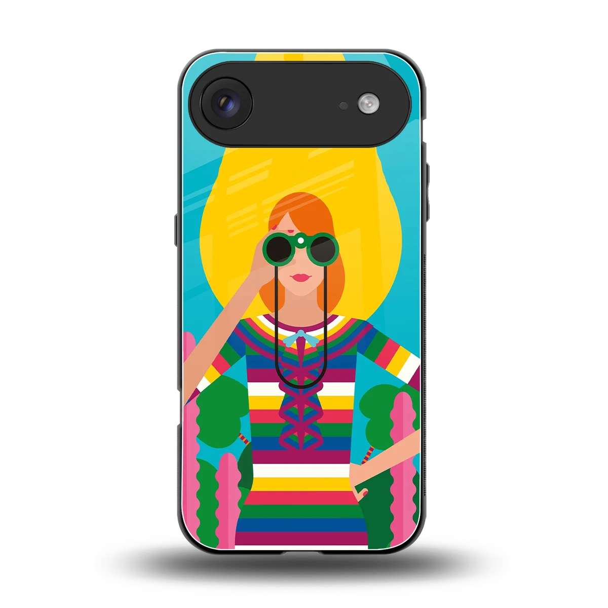 Cosmic Explorer back phone cover | glass case for iphone air