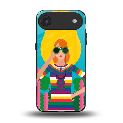 Cosmic Explorer back phone cover | glass case for iphone air