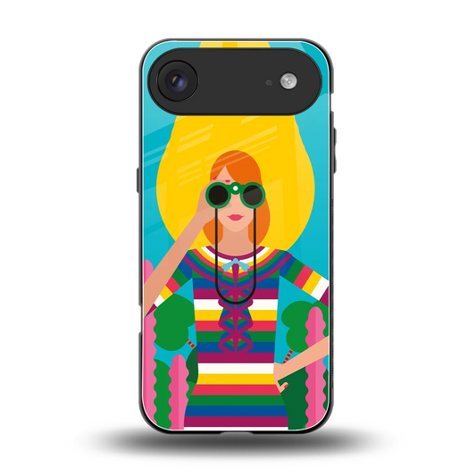 Cosmic Explorer back phone cover | glass case for iphone air