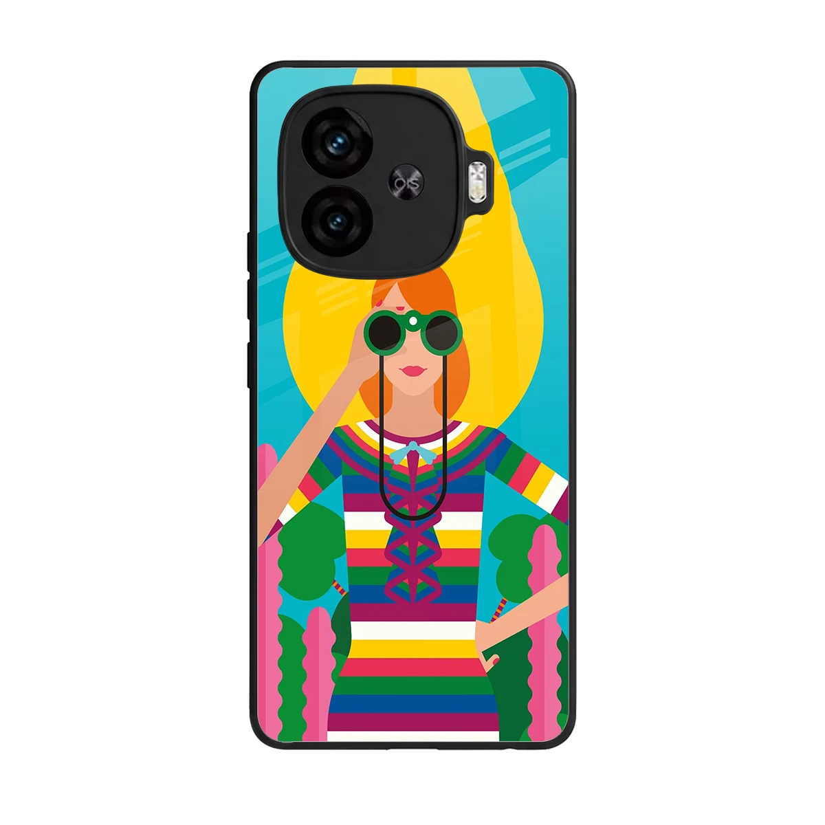 Cosmic Explorer back phone cover | glass case for iqoo neo 10r 5g