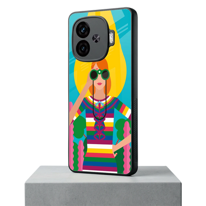 Cosmic Explorer iqoo neo 10r 5g mobile cover | shockproof glass phone case