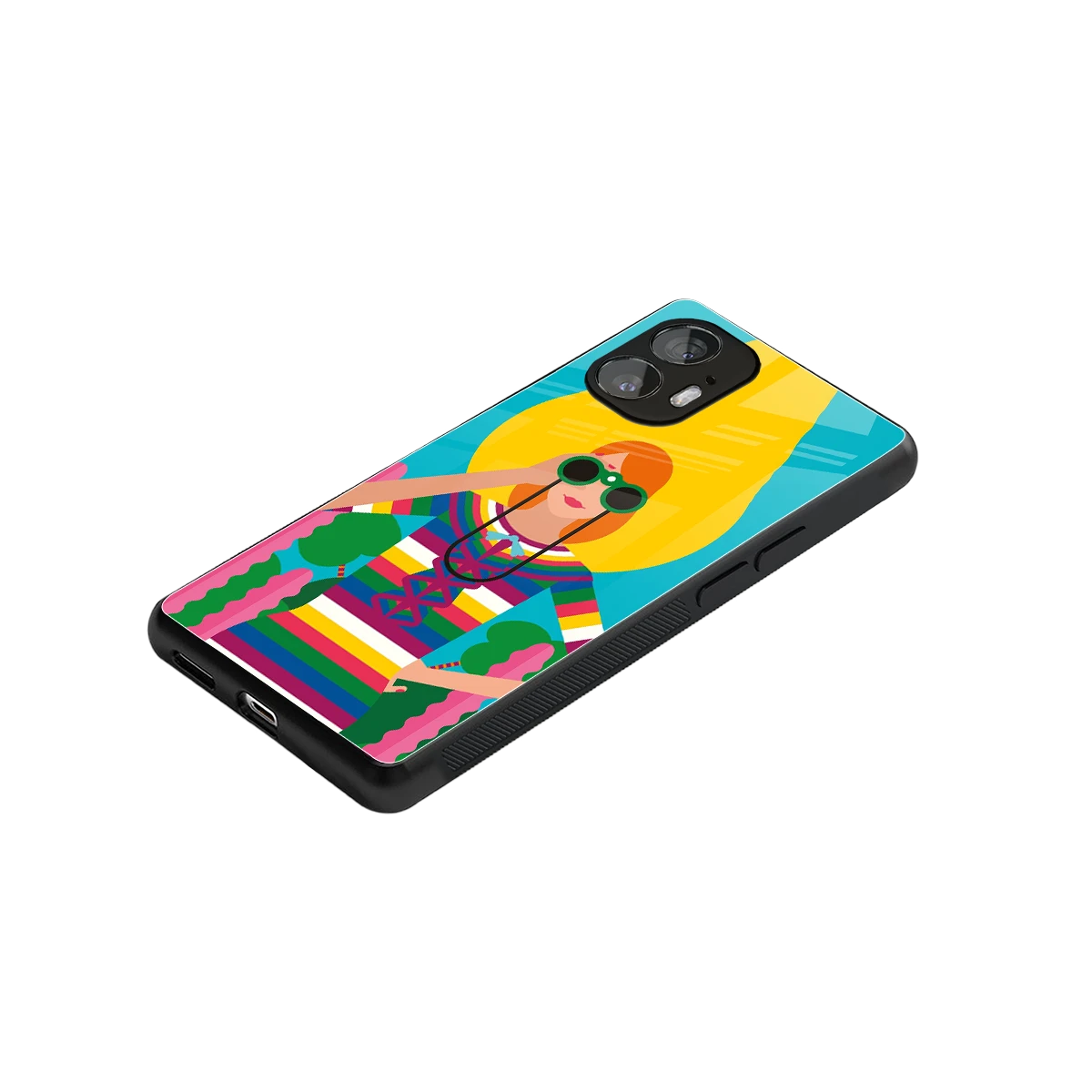 Cosmic Explorer stylish phone case for nothing phone 2 | glossy glass and slim fit