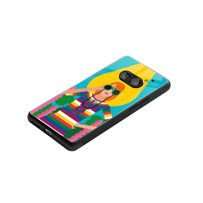 Cosmic Explorer stylish phone case for nothing phone 2a | glossy glass and slim fit