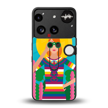 Cosmic Explorer back phone cover | glass case for nothing phone 3