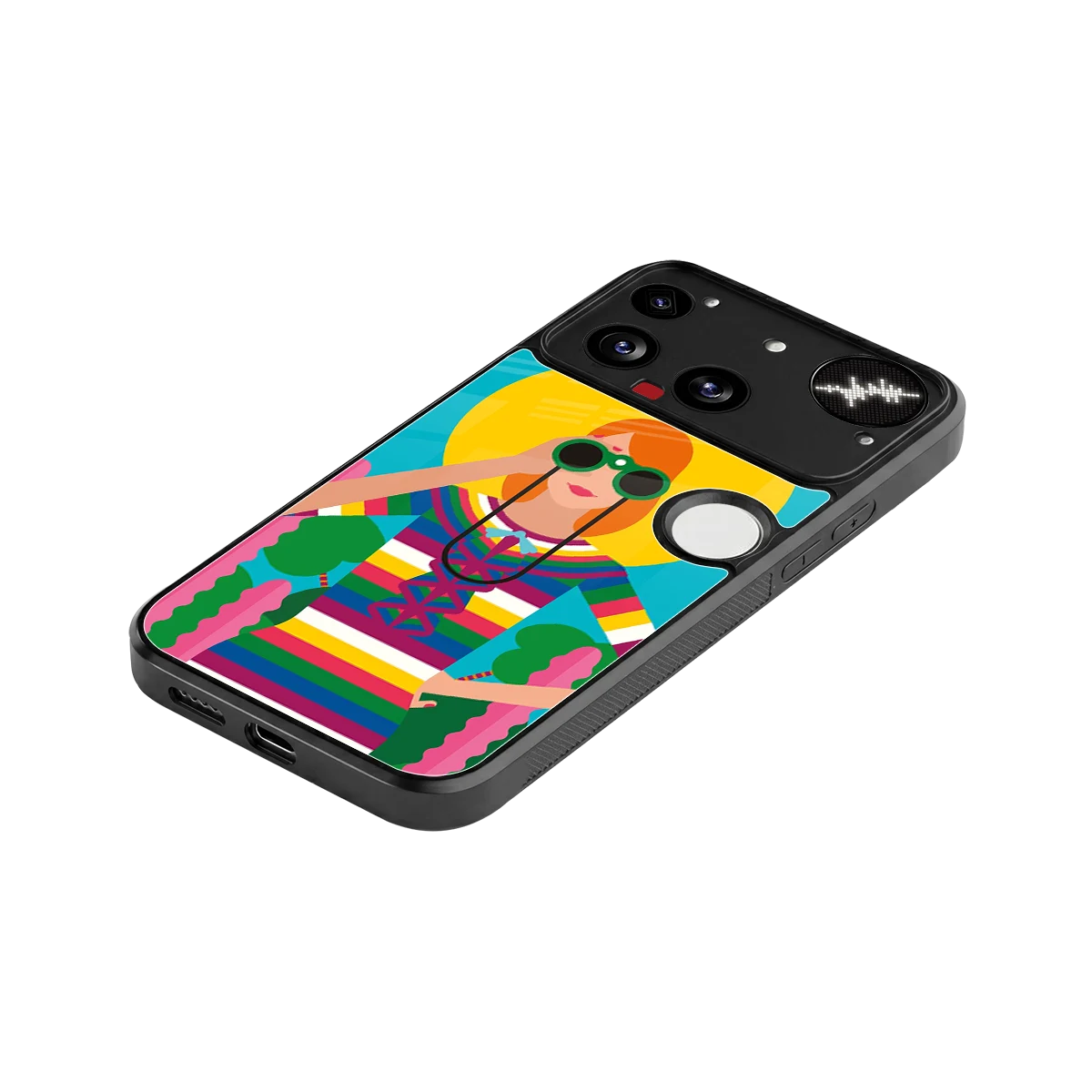 Cosmic Explorer stylish phone case for nothing phone 3 | glossy glass and slim fit